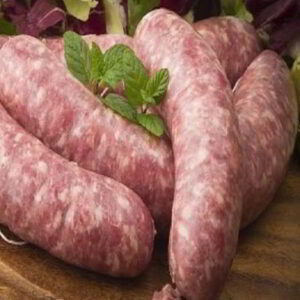 Feta, Basil, and Lemon Zest Lamb Sausage