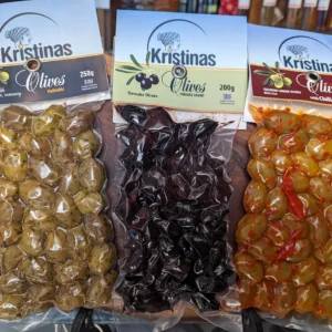 Kristina's Olive Oil Halkidiki Green Olives - Oregano, Rosemary, Thyme