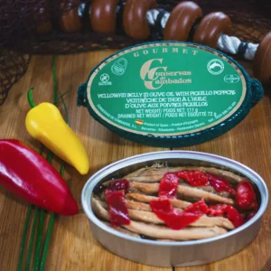 Gourmet Yellowfin Belly in Olive Oil with Piquillo Pepper