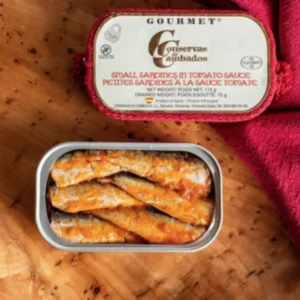Small Sardines in Tomato Sauce